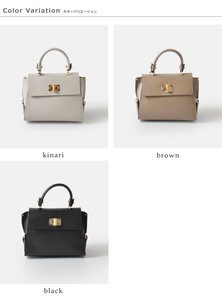 MARCO BIANCHINI(マルコビアンキーニ)カウレザートップハンドルバッグ03-3-13-302-4-1