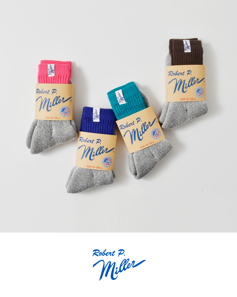 MILLER(ミラー)1Pボリュームパイルクルーソックス316c