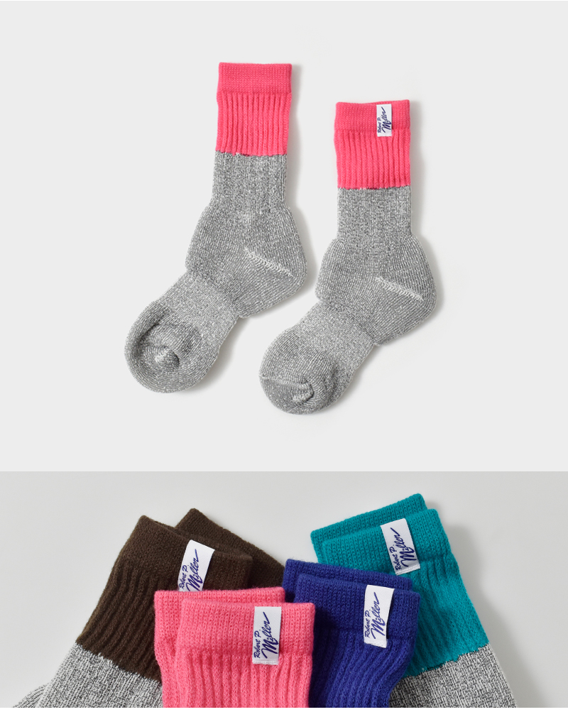 MILLER(ミラー)1Pボリュームパイルクルーソックス316c