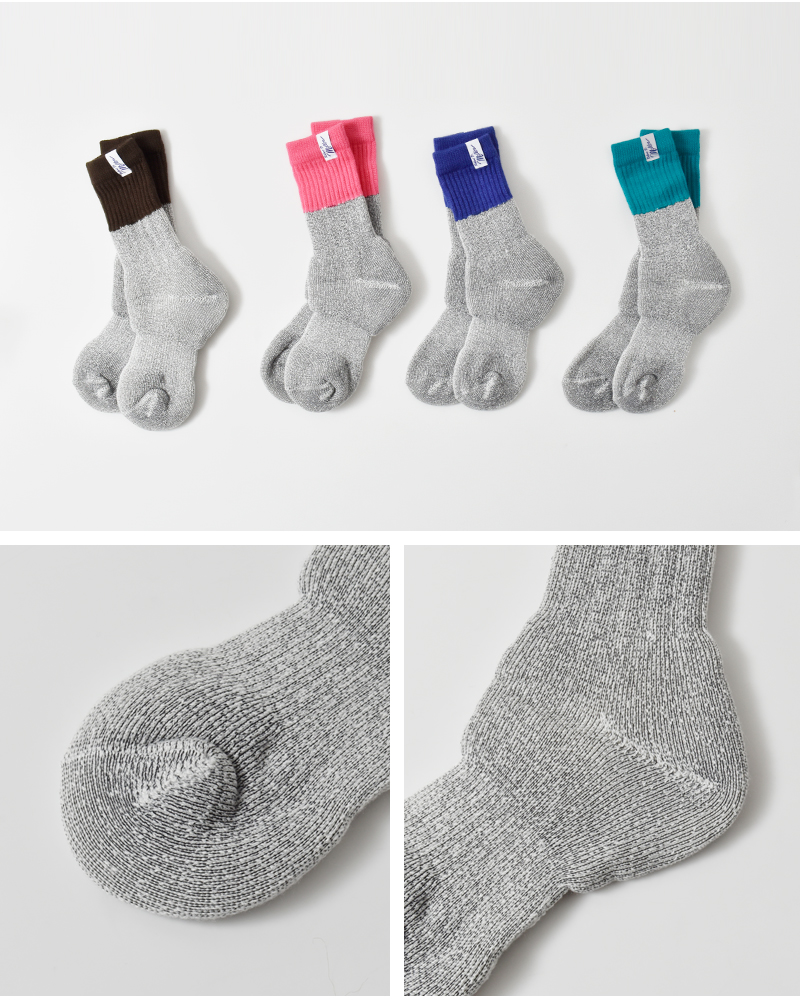 MILLER(ミラー)1Pボリュームパイルクルーソックス316c