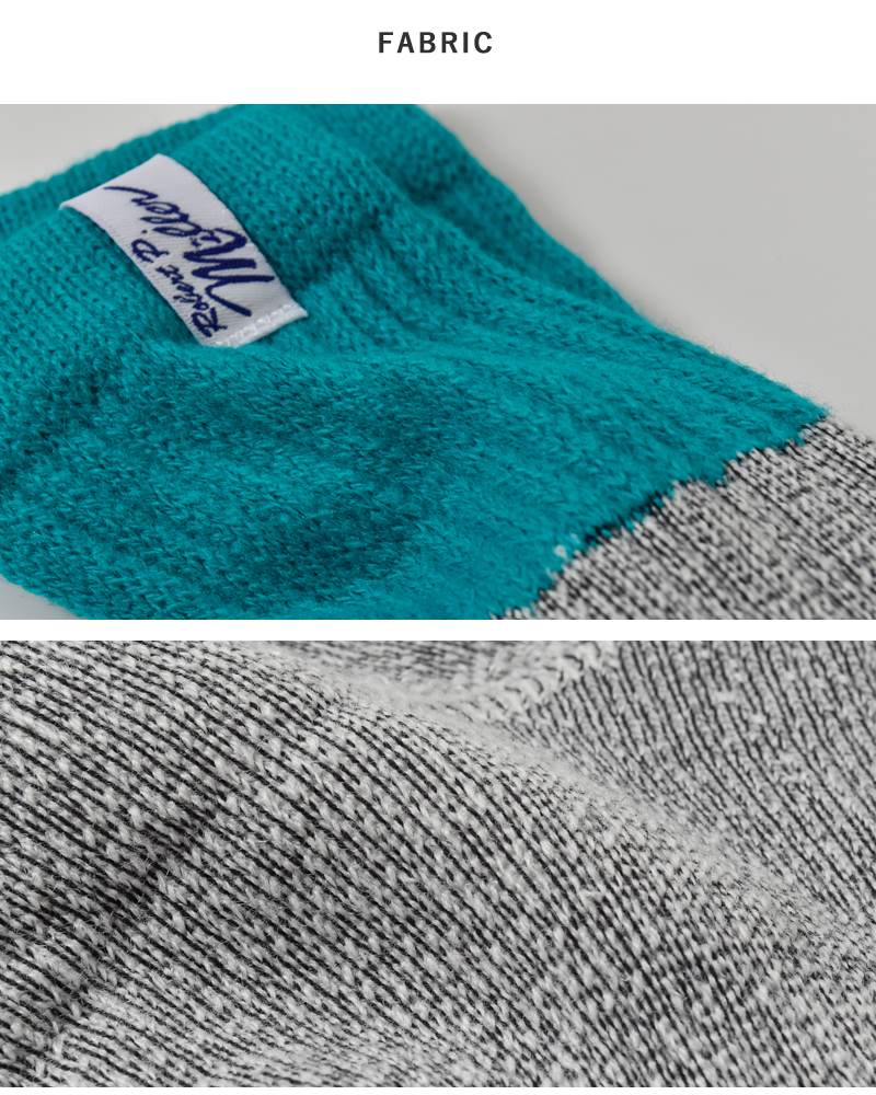 MILLER(ミラー)1Pボリュームパイルクルーソックス316c