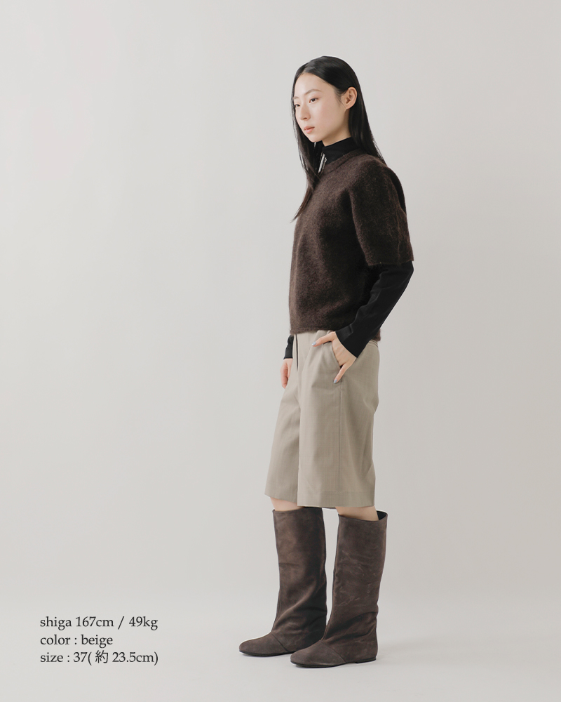 FABIO RUSCONI(ファビオルスコーニ)レザーロングブーツ3208