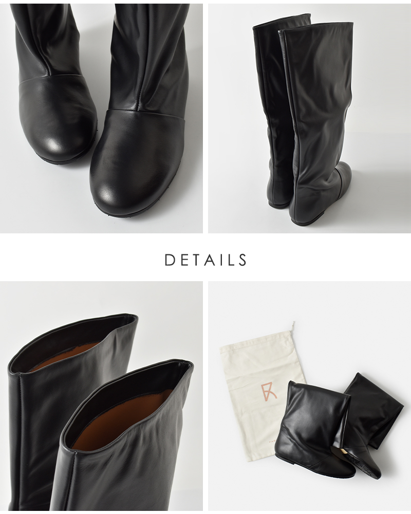 FABIO RUSCONI(ファビオルスコーニ)レザーロングブーツ3208