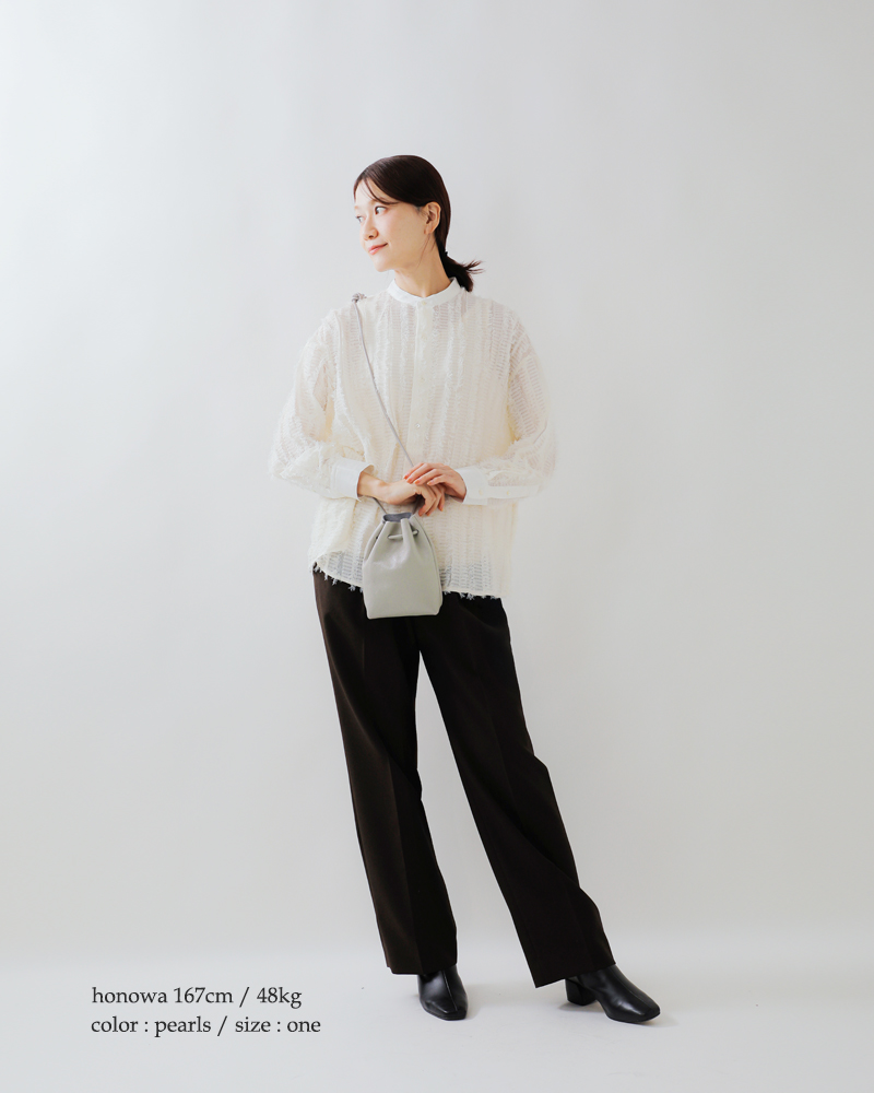 FERCHI(フェルチ)ドラーロレザー巾着ショルダーバッグ32910