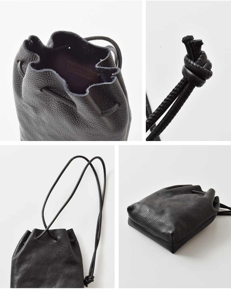 FERCHI(フェルチ)ドラーロレザー巾着ショルダーバッグ32910