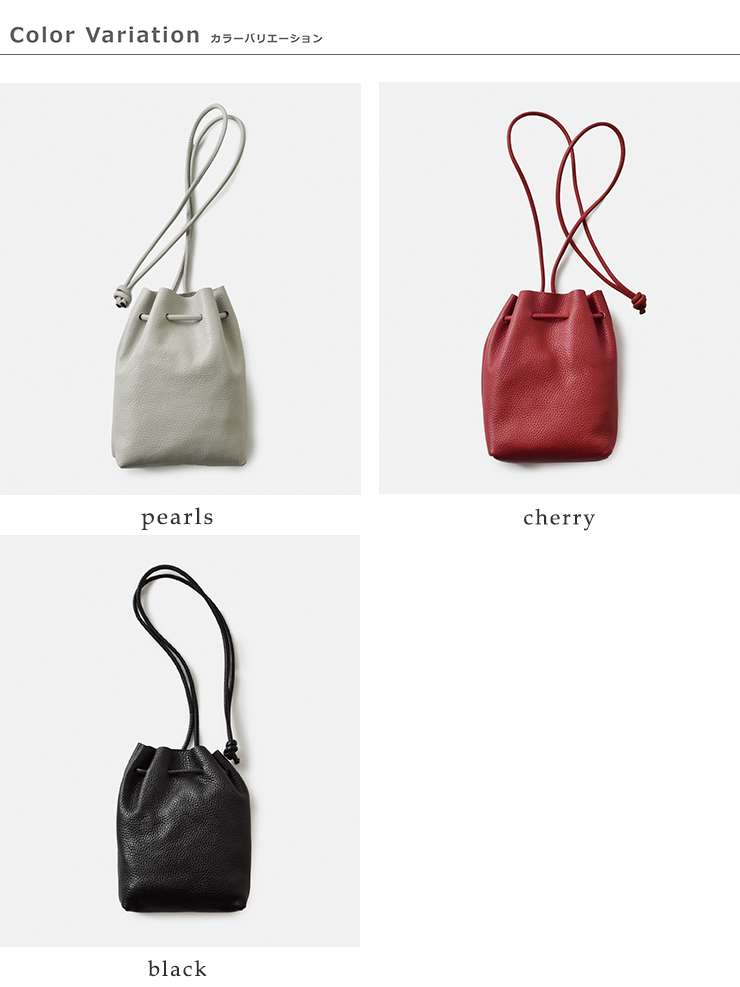 FERCHI(フェルチ)ドラーロレザー巾着ショルダーバッグ32910