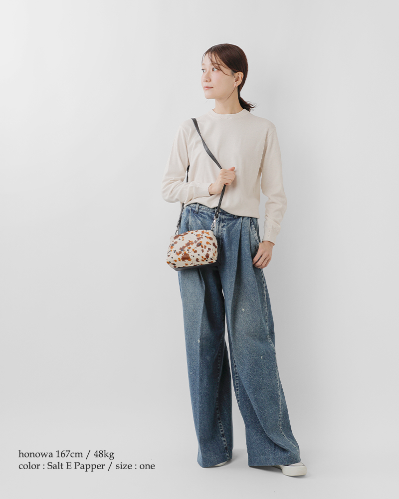 FERCHI(フェルチ)カウレザーハラコショルダーバッグ33009