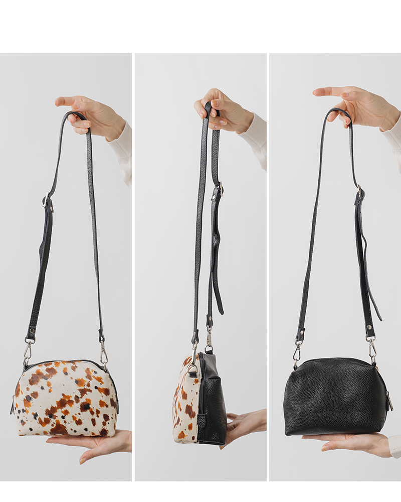 FERCHI(フェルチ)カウレザーハラコショルダーバッグ33009