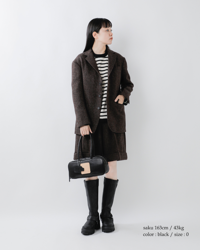 Scye(TC)\tgU[pt@[~j{XgobOgSoftLeatherPufferMiniBostonBagBh3325-13361