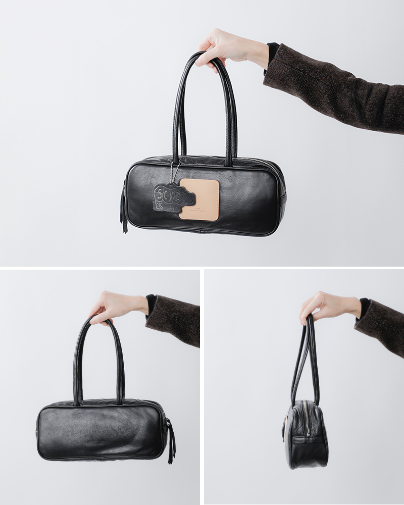 Scye(TC)\tgU[pt@[~j{XgobOgSoftLeatherPufferMiniBostonBagBh3325-13361