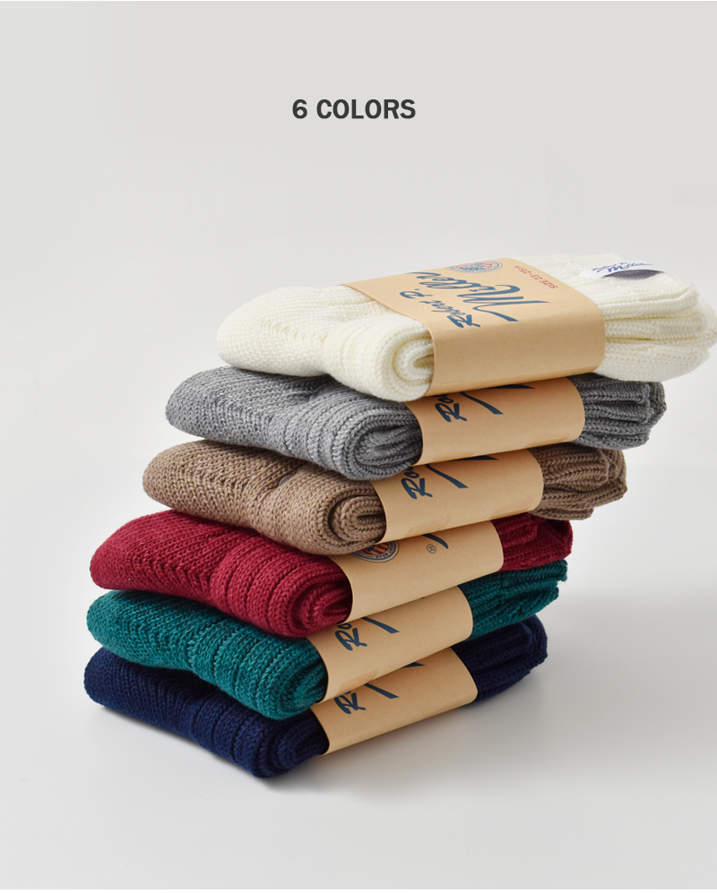 MILLER(ミラー)1Pクルーソックス347c