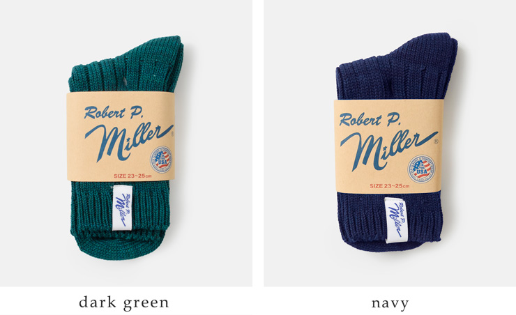 MILLER(ミラー)1Pクルーソックス347c