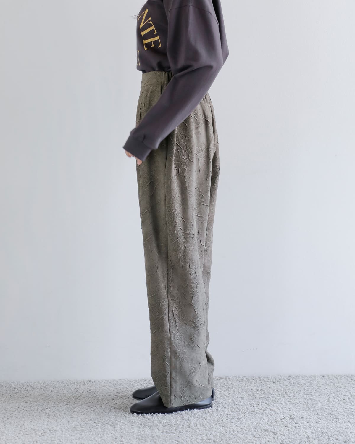 CHIGNON(シニヨン)スエードライクワッシャーパンツ 3754-035mk