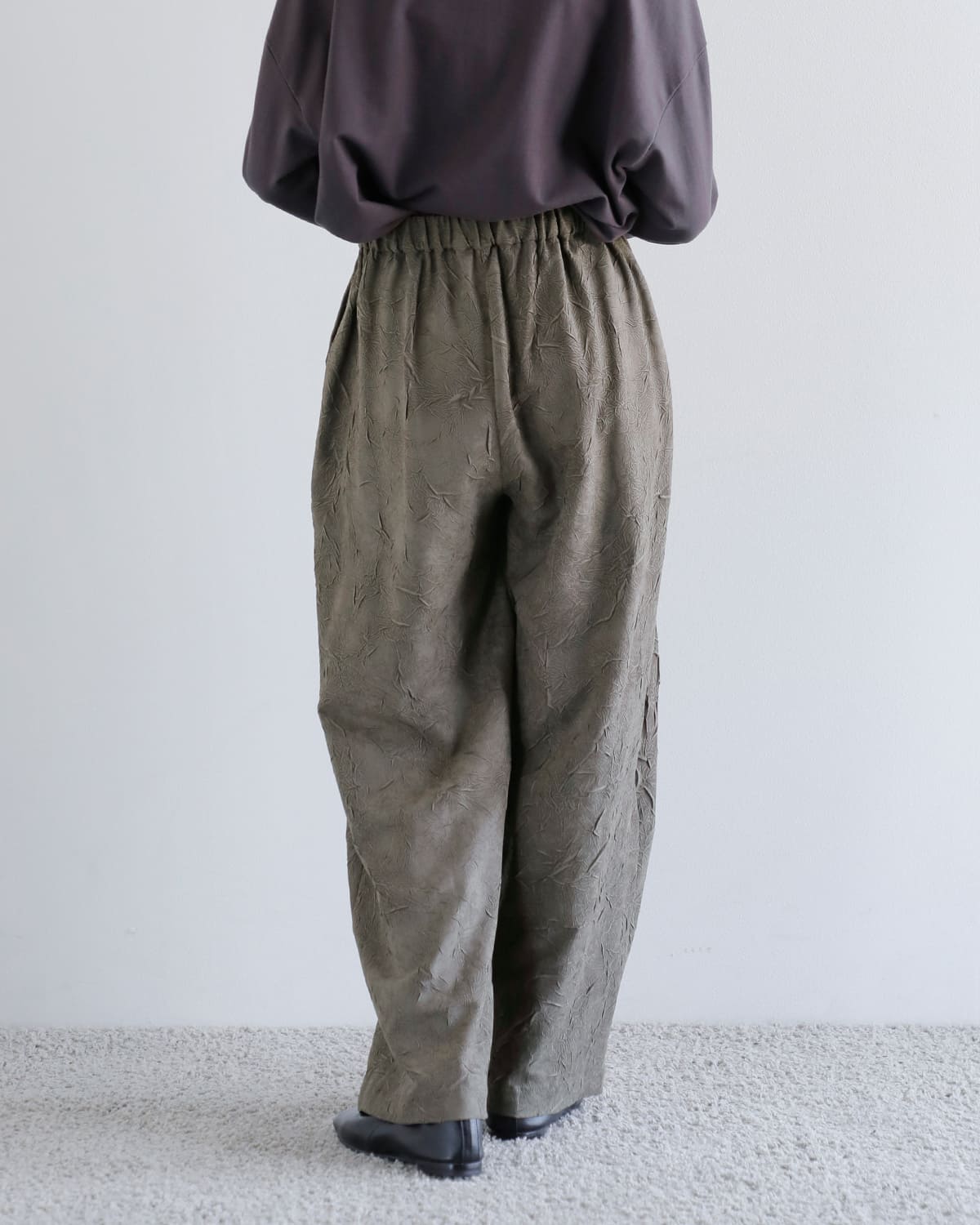 CHIGNON(シニヨン)スエードライクワッシャーパンツ 3754-035mk