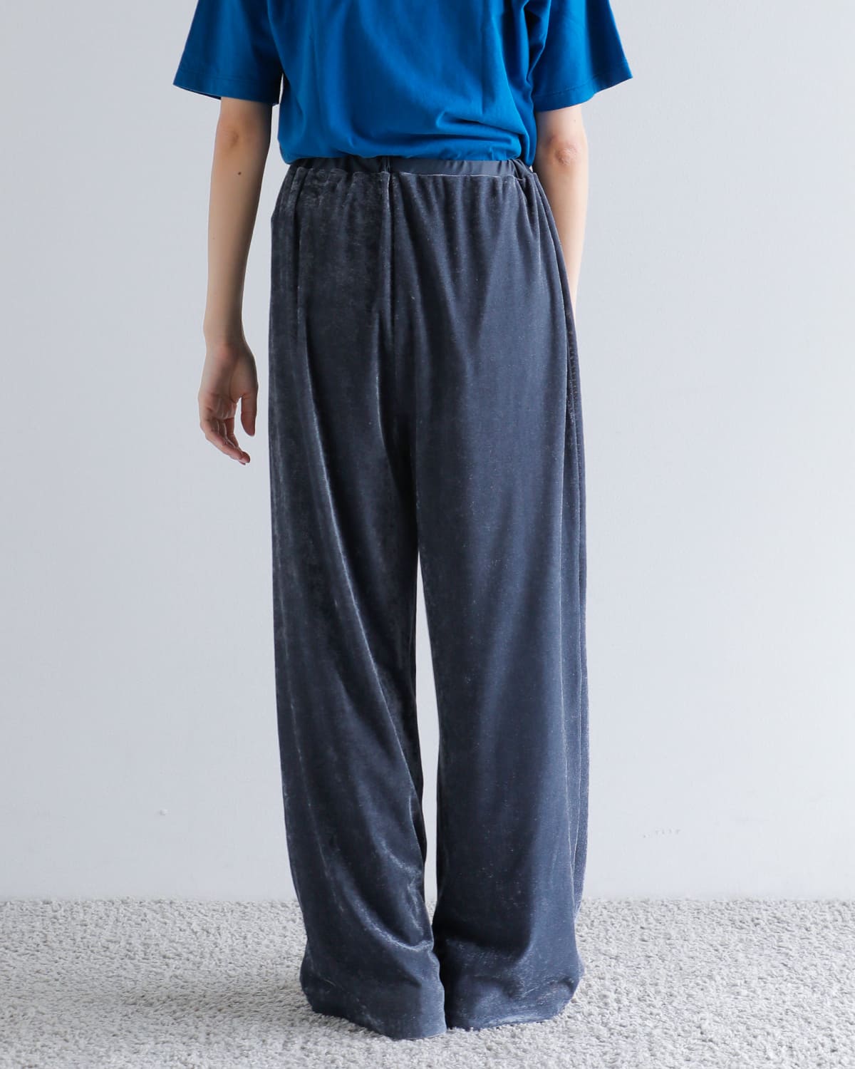 CHIGNON シニヨン ベロア メッシュ パンツ 3754-053kk-kk 2025aw