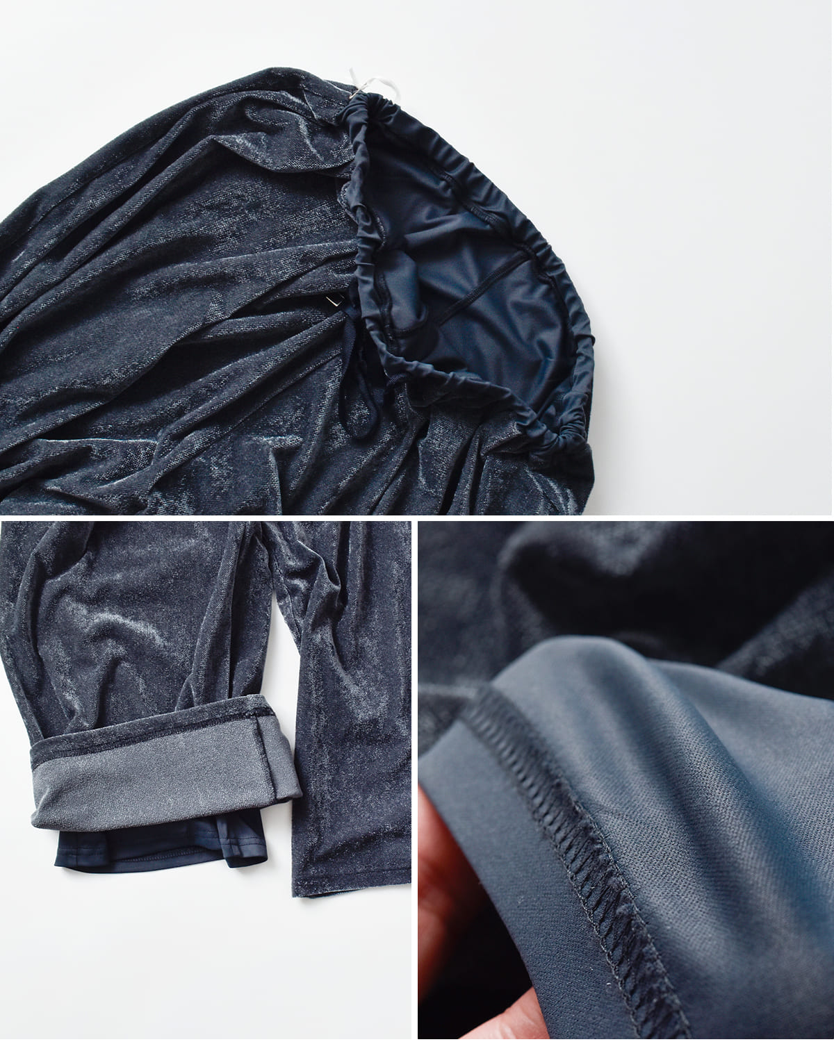 CHIGNON(シニヨン)ベロアメッシュパンツ 3754-053kk