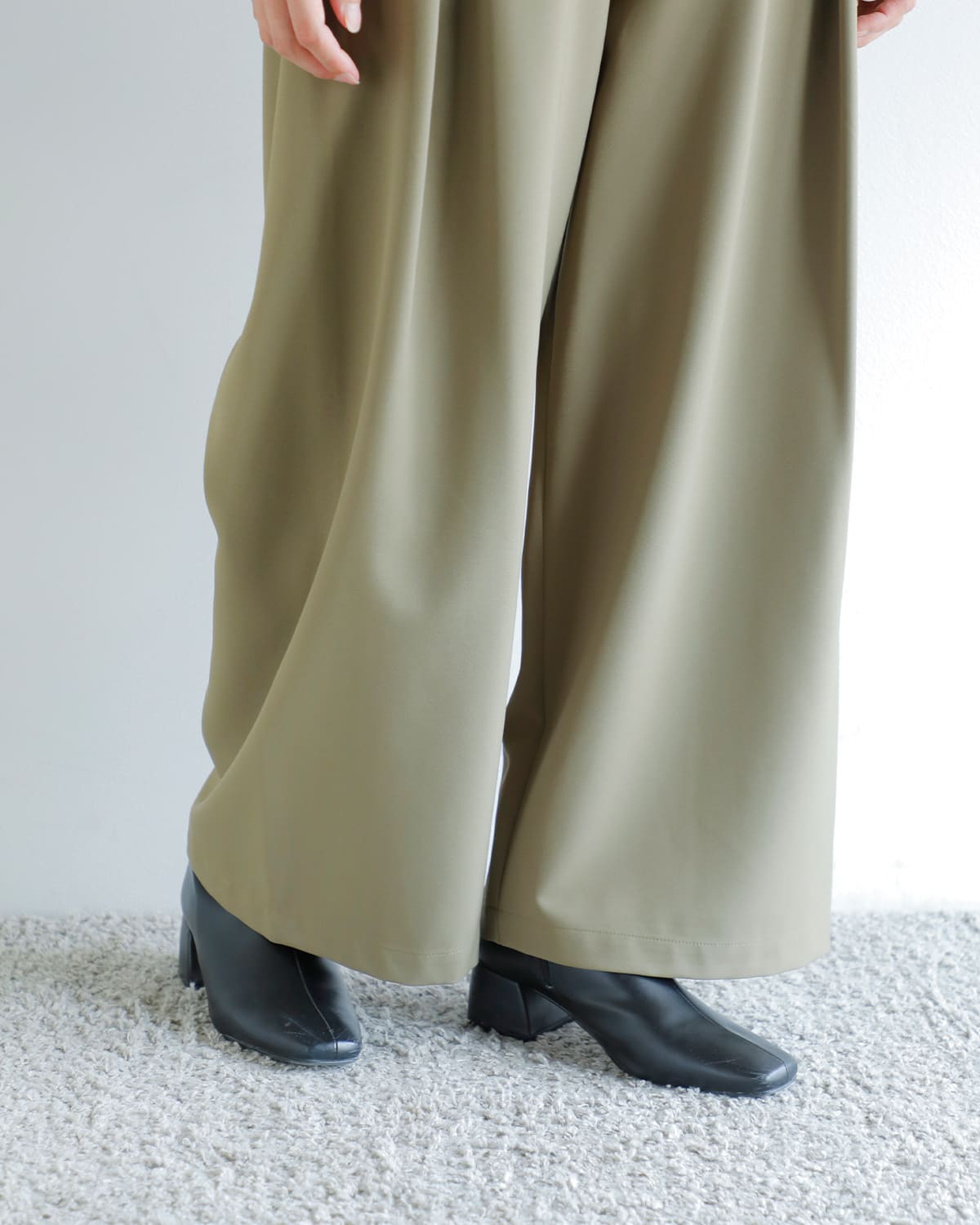 CHIGNON シニヨン エステルクロス マニッシュ パンツ 3854-029mk