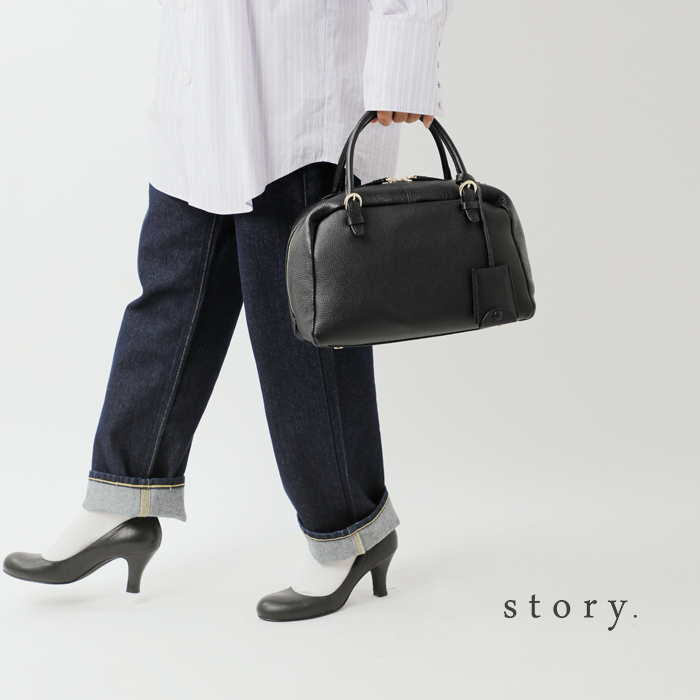 story.(ストーリー)カウレザー2wayスイッチハンドルボストンバッグMサイズ3a-1793-4