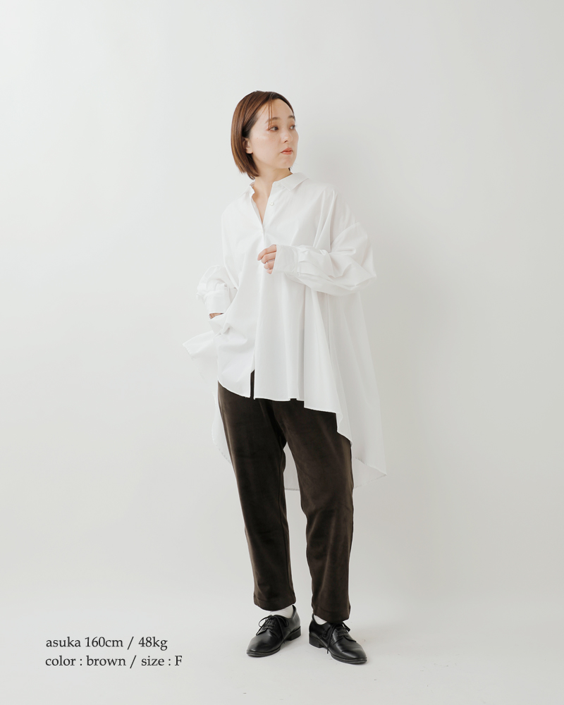 mizuiro ind(ミズイロインド)ベロアイージーパンツ4-260066