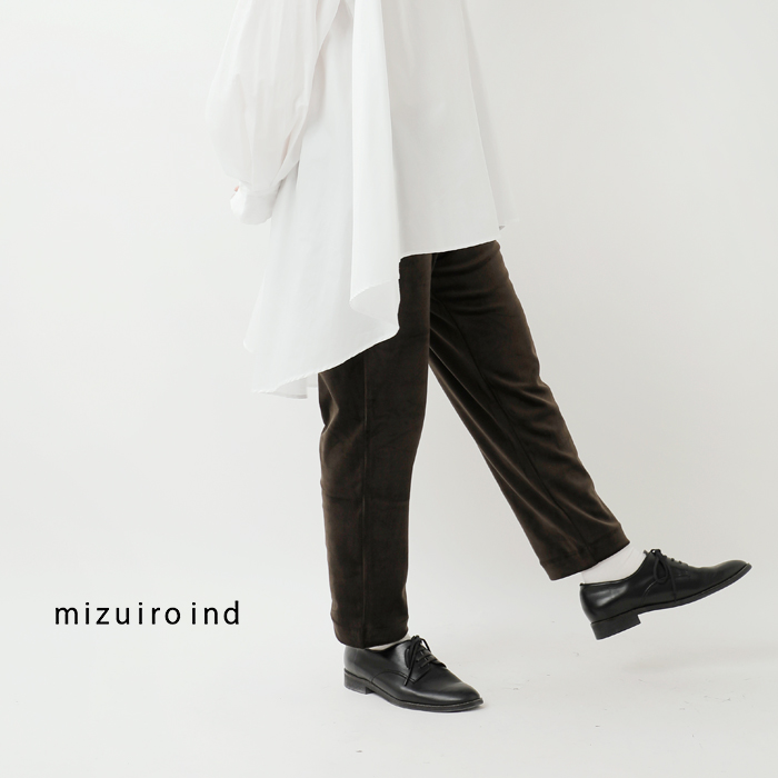 mizuiro ind(ミズイロインド)ベロアイージーパンツ4-260066