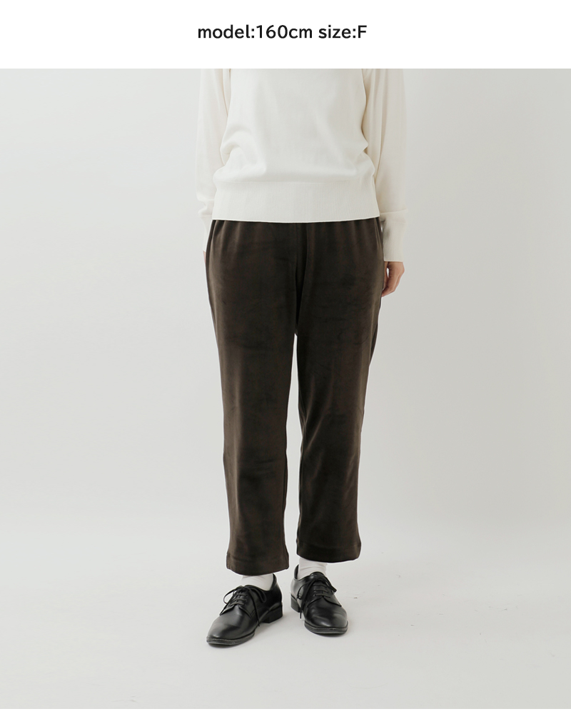 mizuiro ind(ミズイロインド)ベロアイージーパンツ4-260066
