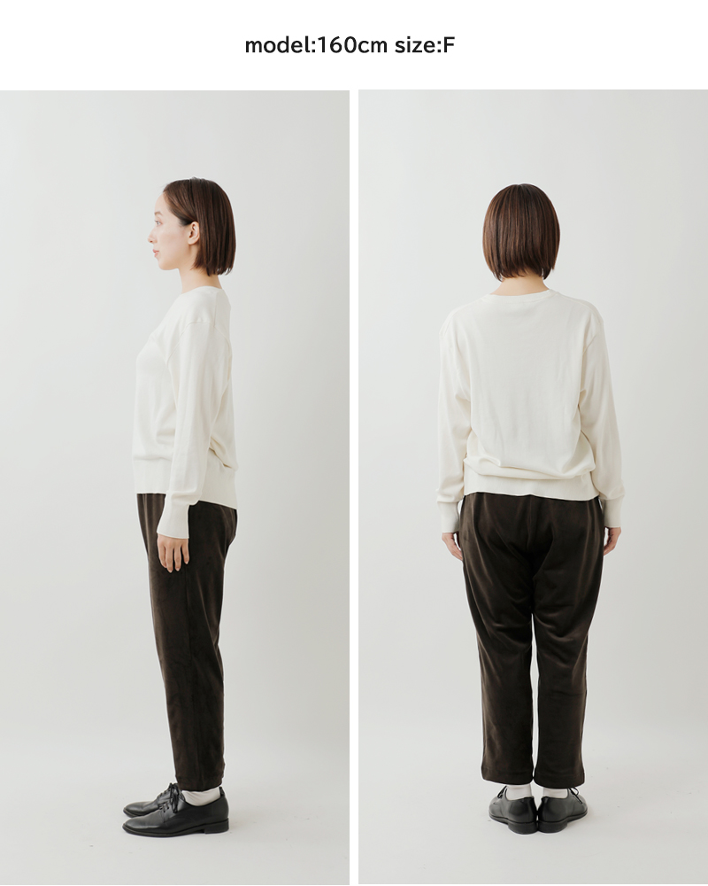 mizuiro ind(ミズイロインド)ベロアイージーパンツ4-260066