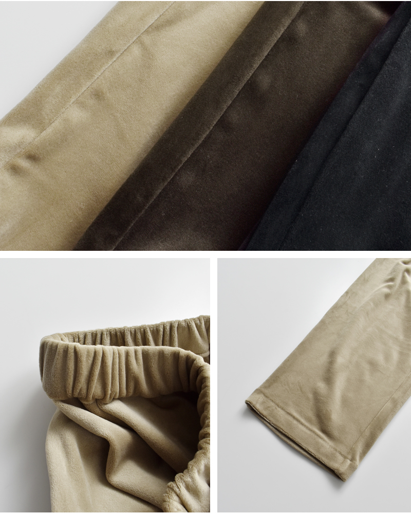 mizuiro ind(ミズイロインド)ベロアイージーパンツ4-260066