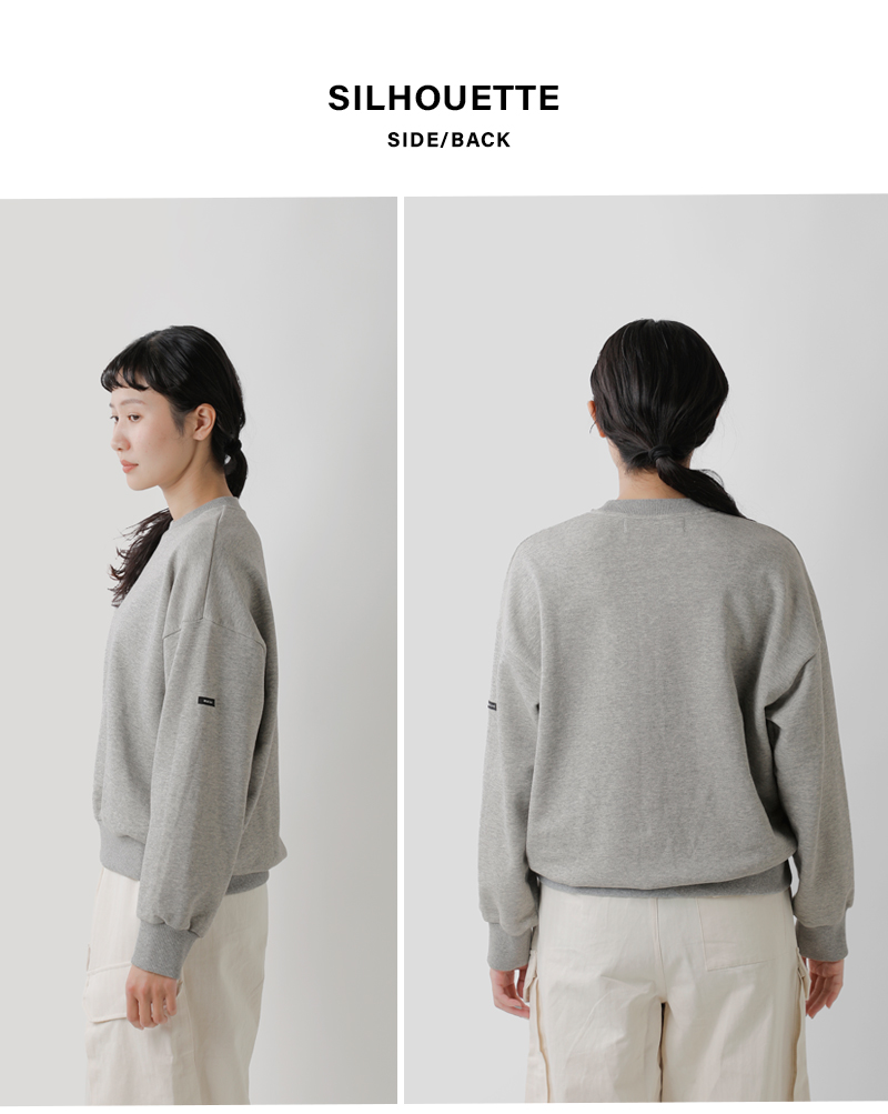 MidiUmi(ミディウミ)コットン ワイド スウェット プルオーバー 4-71977453