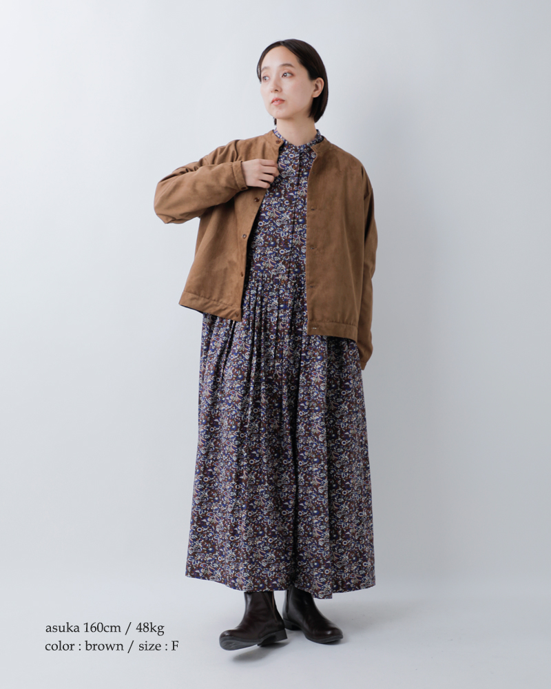 MidiUmi(ミディウミ)フェイクスエードブルゾン“fakesuedeblouson”4-730010