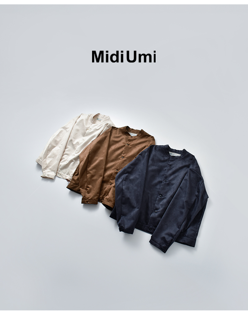 MidiUmi(ミディウミ)フェイクスエードブルゾン“fakesuedeblouson”4-730010