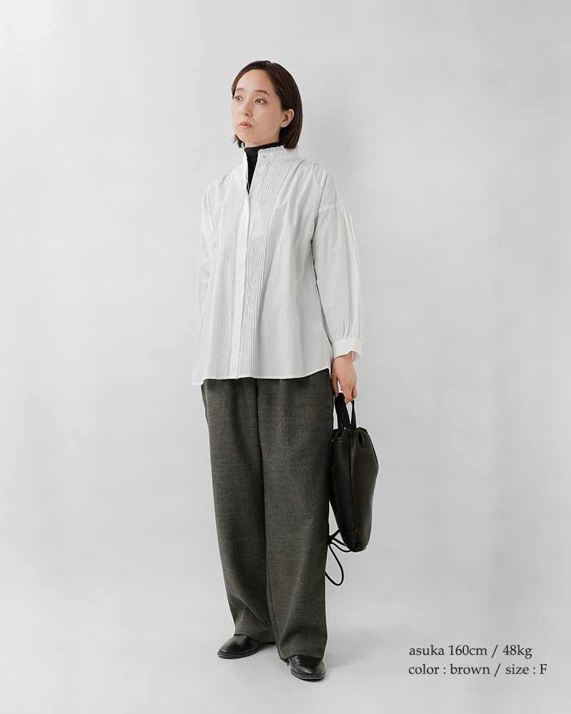 MidiUmi(ミディウミ)ワイドスラックスパンツ“wideslacksPT”4-760013