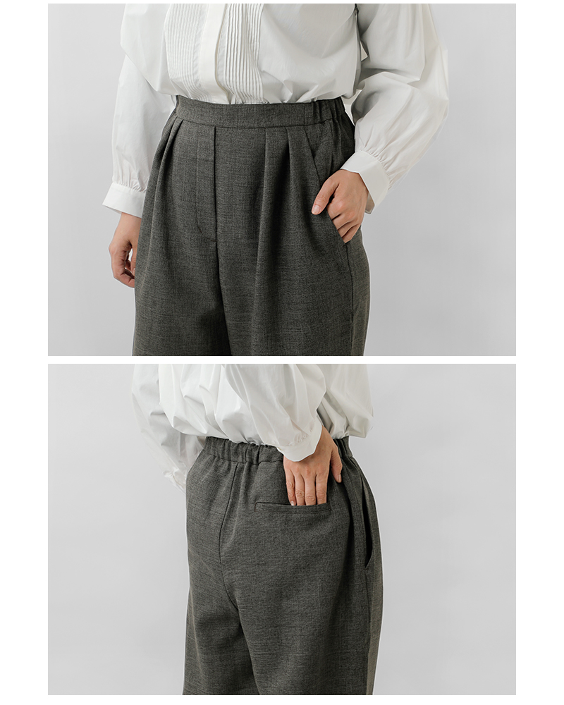 MidiUmi(ミディウミ)ワイドスラックスパンツ“wideslacksPT”4-760013