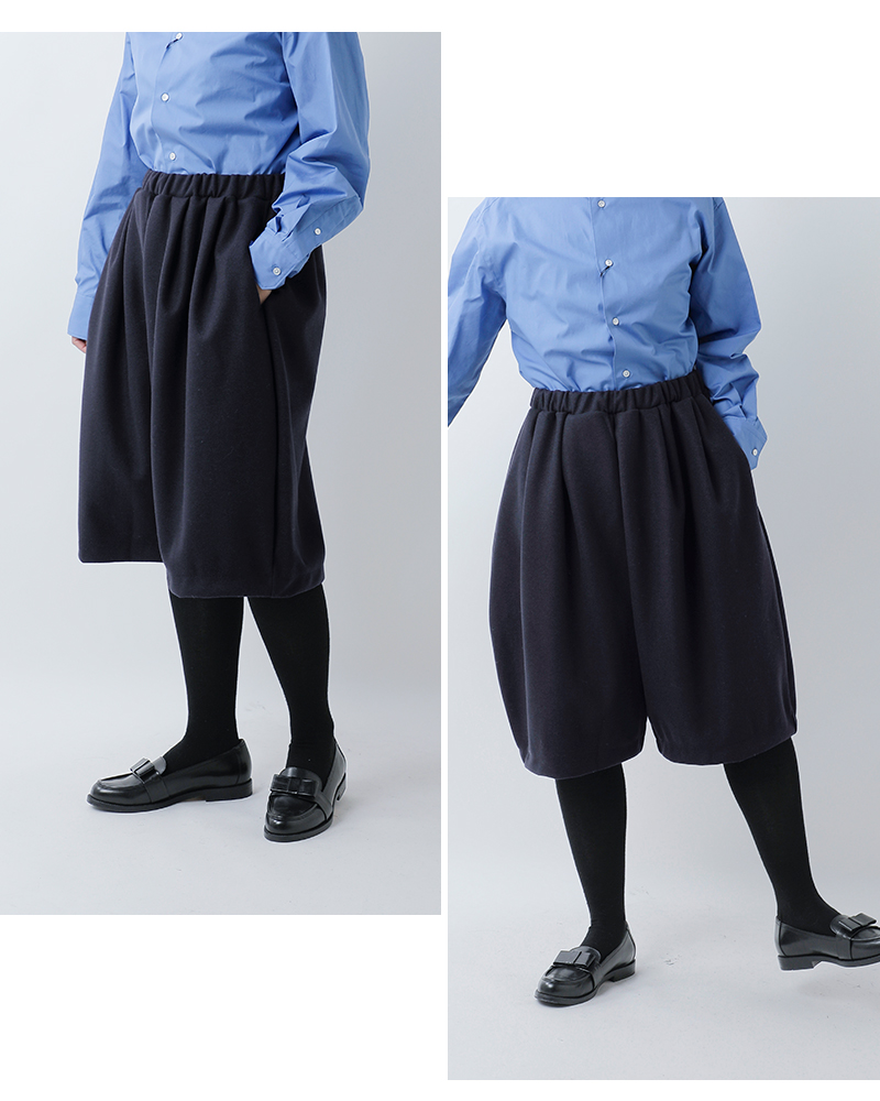 MidiUmi(ミディウミ)フランネルタッチショートパンツ“flanneltouchshortPT”4-760014