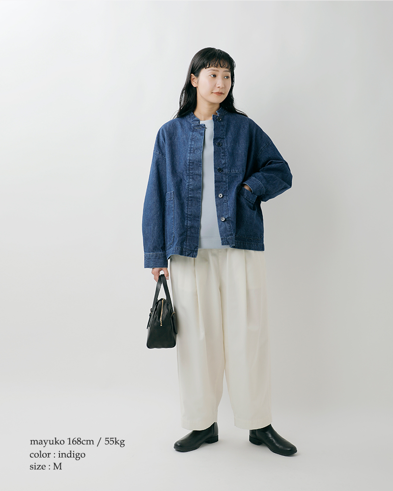 TRAVAIL MANUEL(トラバイユマニュアル)ムラ糸デニムユニティジャケット4015
