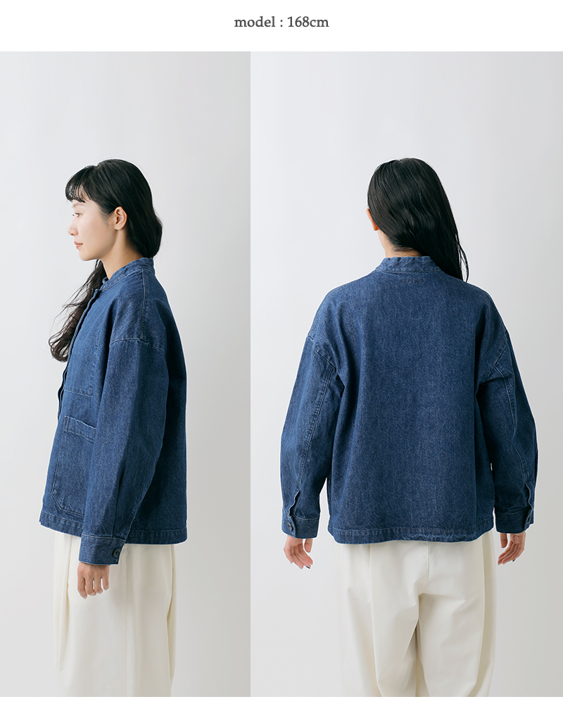 TRAVAIL MANUEL(トラバイユマニュアル)ムラ糸デニムユニティジャケット4015