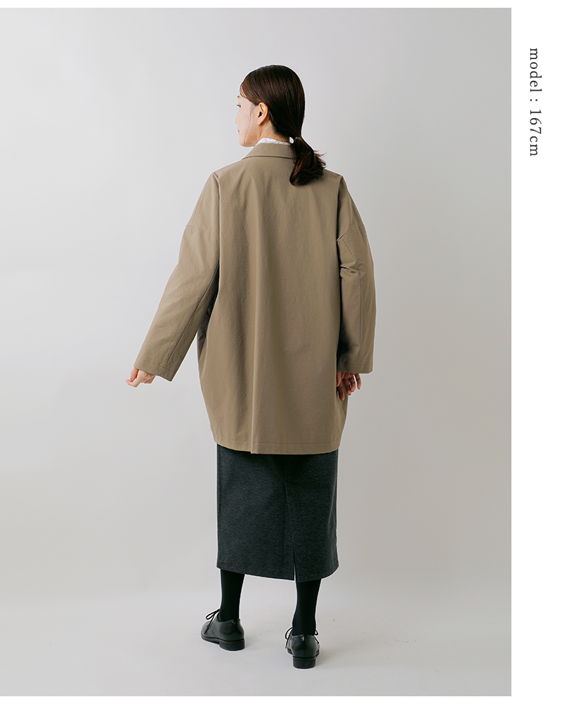 TRAVAIL MANUEL(トラバイユマニュアル)ハイスペックチノテーラードハーフコート4017