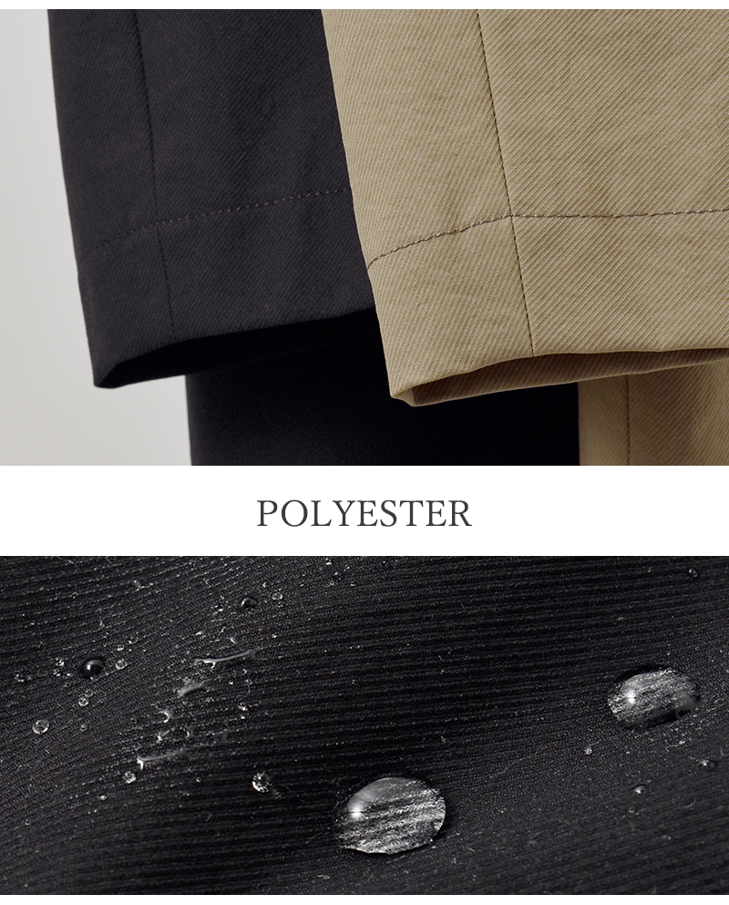 TRAVAIL MANUEL(トラバイユマニュアル)ハイスペックチノテーラードハーフコート4017