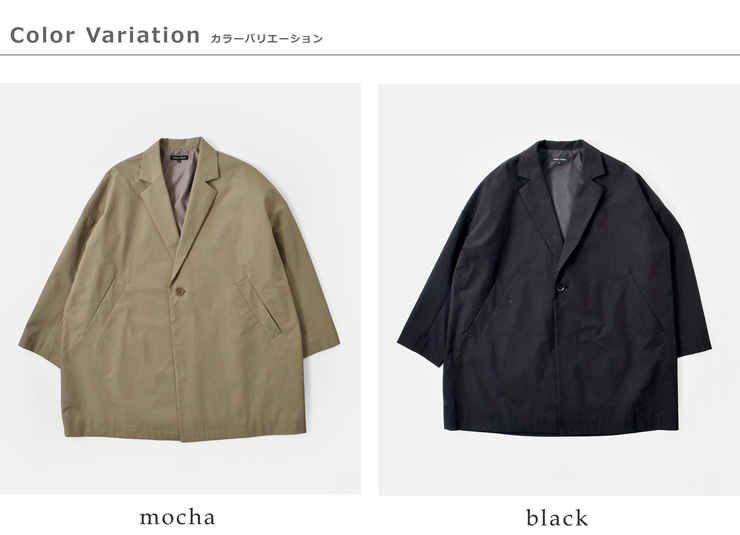 TRAVAIL MANUEL(トラバイユマニュアル)ハイスペックチノテーラードハーフコート4017