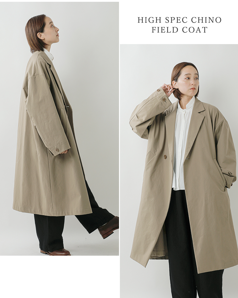 TRAVAIL MANUEL(トラバイユマニュアル)ハイスペックチノフィールドコート4018-same1