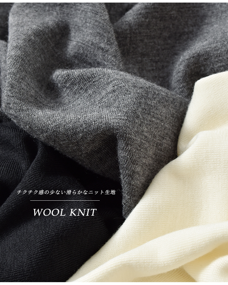 HAVERSACK(ハバーサック)ウールフライスタートルネックプルオーバー412521