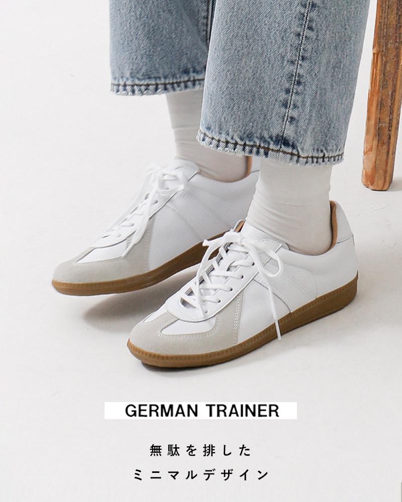 GERMAN TRAINER ジャーマントレーナー アクションレザー×レザー