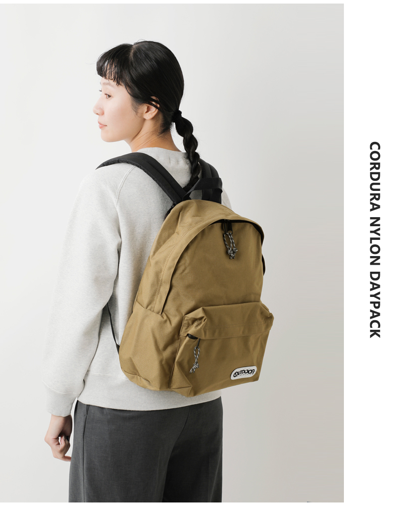 OUTDOOR PRODUCTS(アウトドアプロダクツ)コーデュラナイロンデイパック15.4L“452U/MIDEIUM”452u