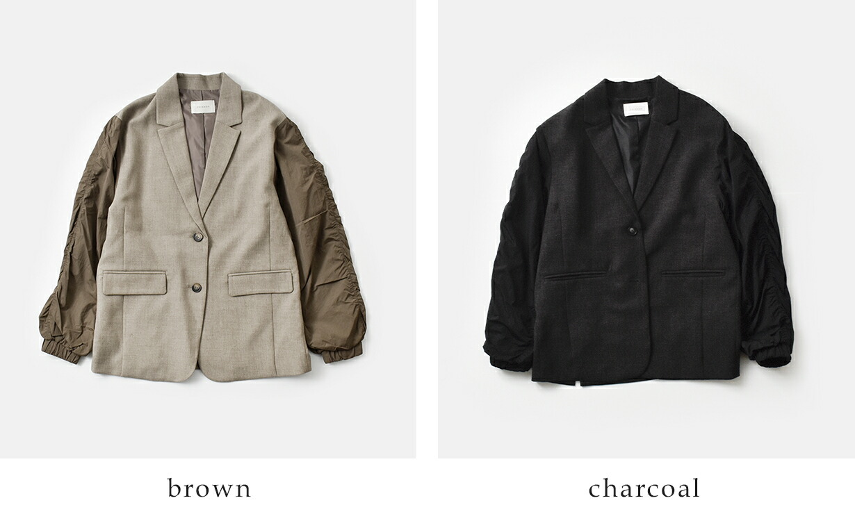 CHIGNON シニヨン 袖 MA-1 ドッキング ジャケット 4554-039mk-kk