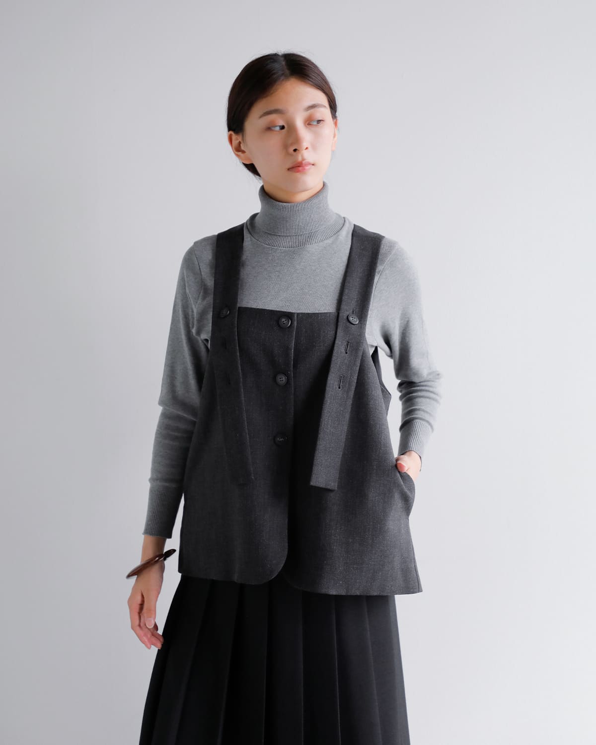 CHIGNON シニヨン 2way キャミ ベスト 4554-041mk-kk 2025aw新作