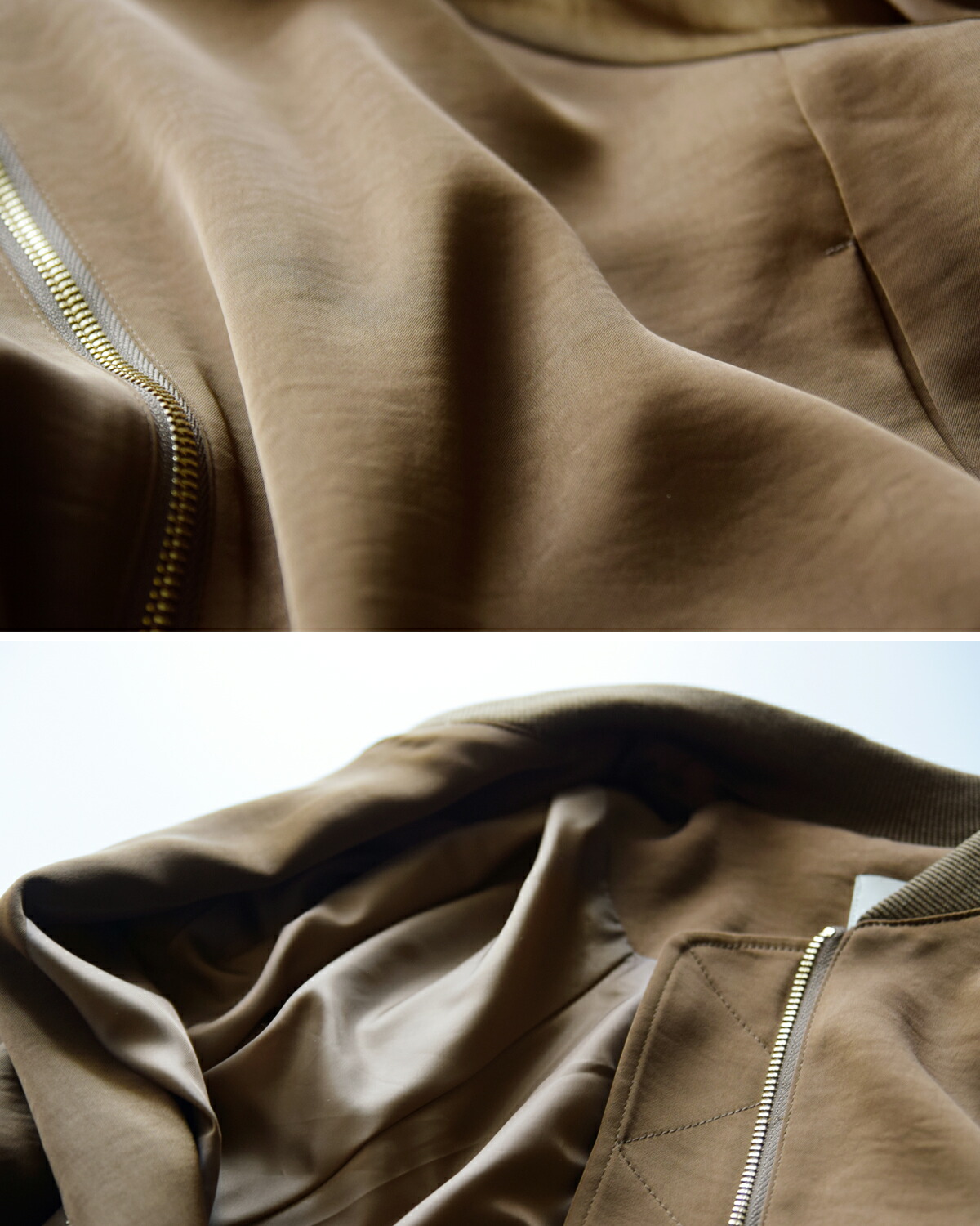 CHIGNON(シニヨン)サテンボリュームブルゾン 4654-033mk