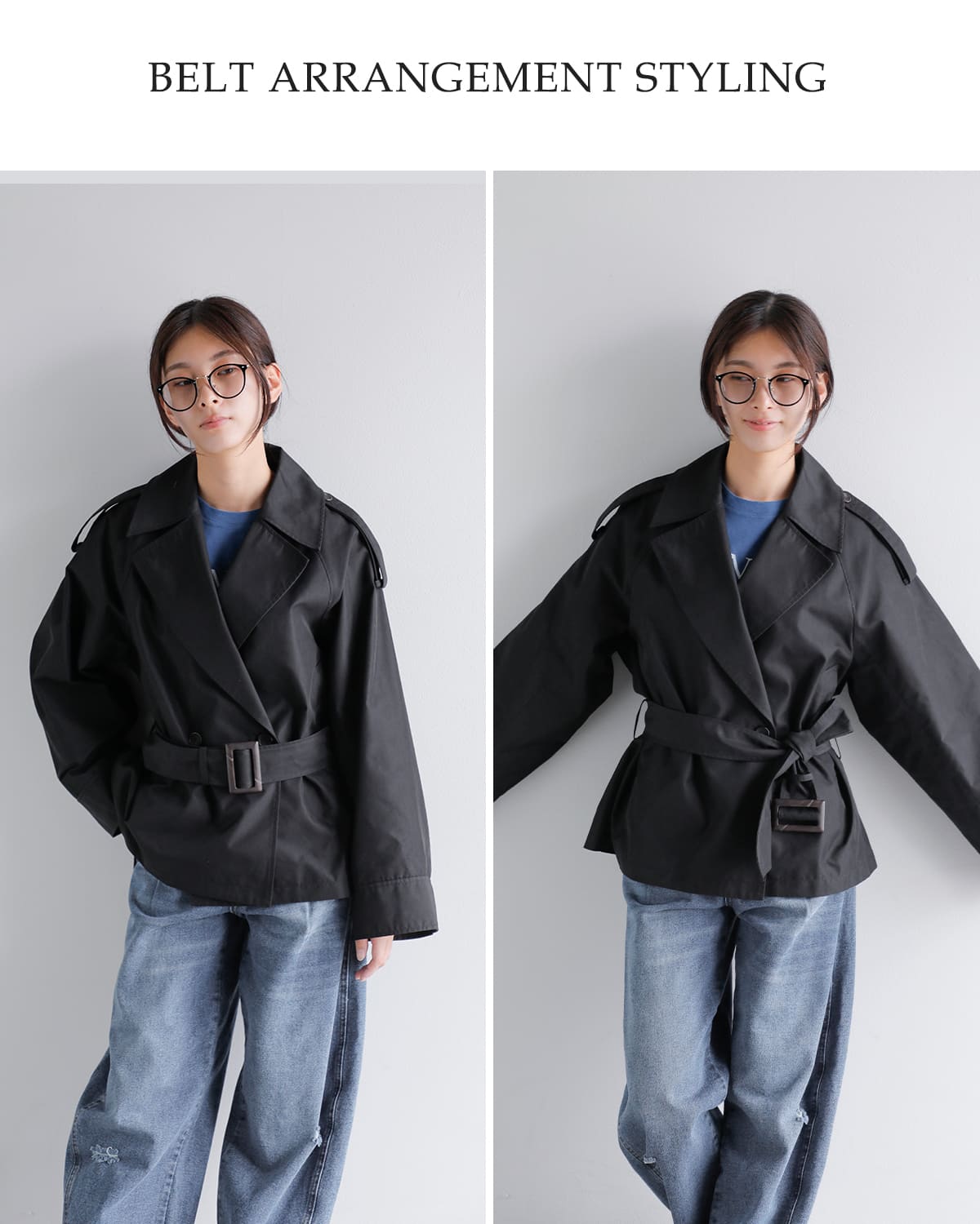 CHIGNON(シニヨン)TCツイルトレンチジャケット 4854-007kk