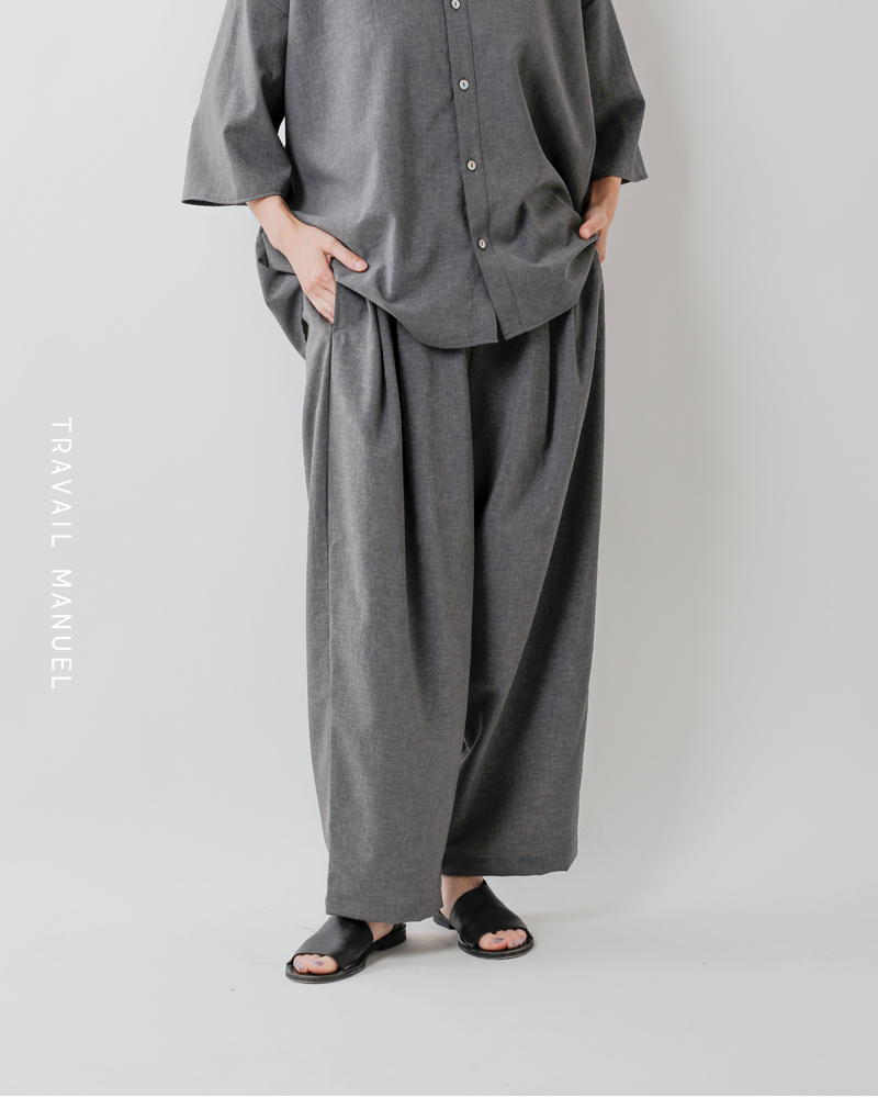 TRAVAIL MANUEL(トラバイユマニュアル)ハイツイストPストレッチバームパンツ5089