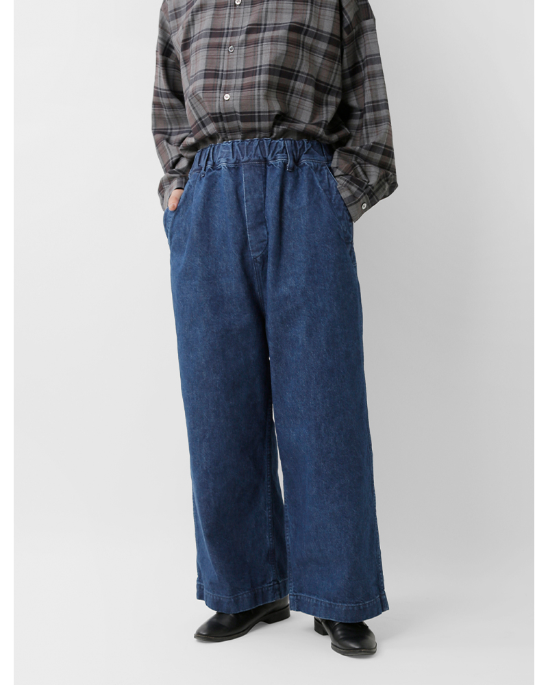 TRAVAIL MANUEL(トラバイユマニュアル)ムラ糸デニムノーティカルパンツ5095-same1