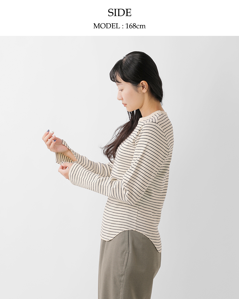 Healthknit(ヘルスニット)クラシックフライスクルーネック長袖Tシャツ53019