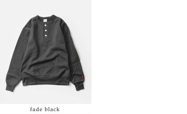 Healthknit(ヘルスニット)クラシックスウェットヘンリーネック長袖プルオーバー54005